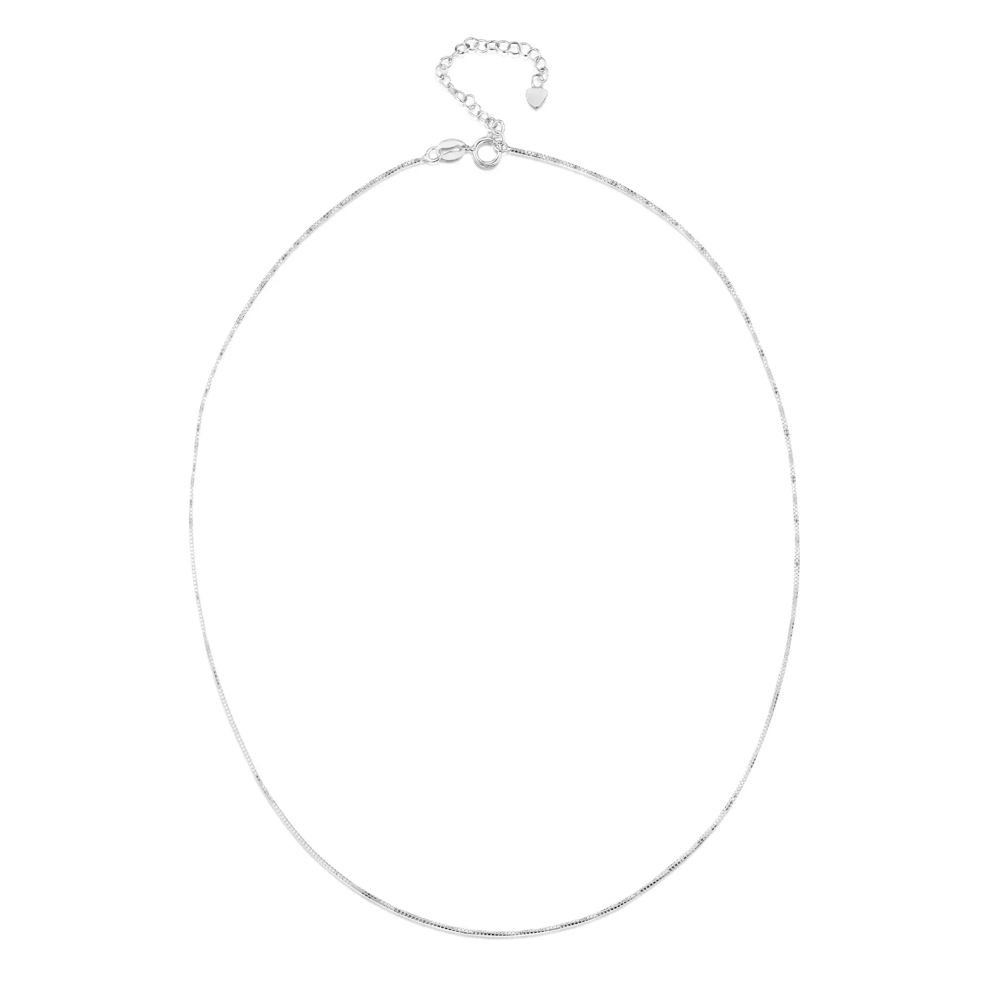 Silver Pendant - Forget-me-not - Teardrop Large