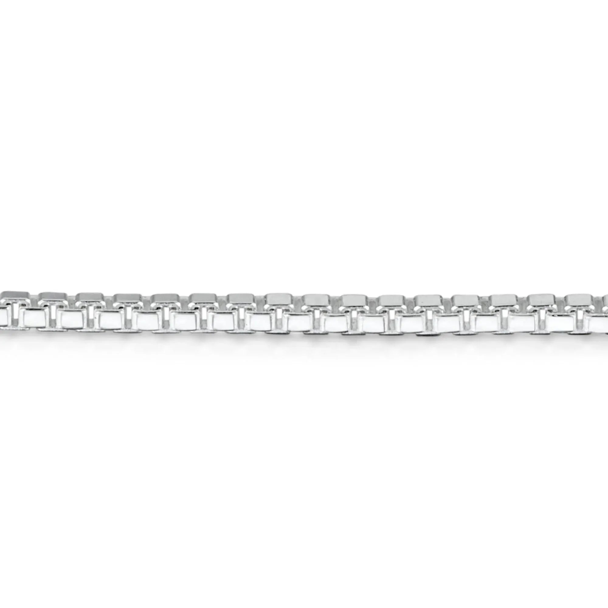 Sterling Silver Necklace - Daisy - White - Small