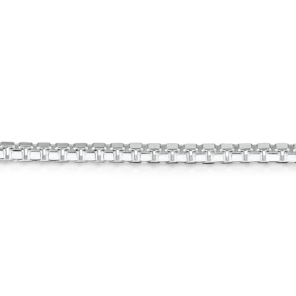 Forget-Me-Not Teardrop Pendant Necklace in Sterling Silver